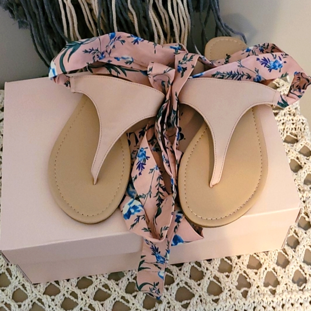 ‼️BOGO‼️Lace up Sandals from JustFab